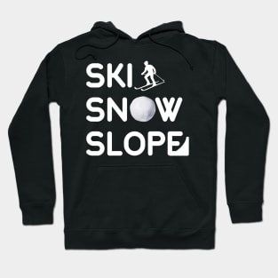 Ski Snow Slope Hoodie